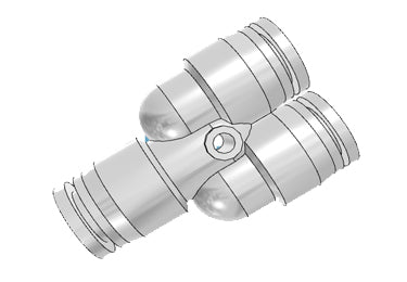 Airtac PYW: Push Lock Fitting, Different Diameter Union Y - PYW6-4 (MOQ 10 pcs.)