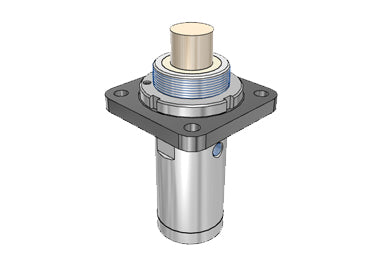 Airtac TTG: Pneumatic Stopper Cylinder, Single Acting (Pull), Adjustable Height - TTG32X10CT