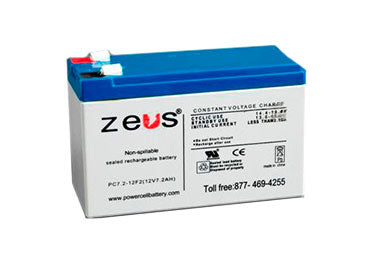 Zeus Battery: PC7.2-12F2 Battery, Single